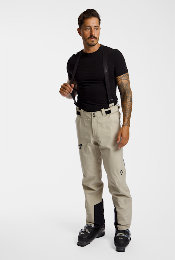 SCOTT Explorair 3L pantalon de ski de randonnée hommes Beige 55775 1