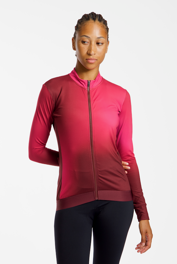Stoke Randa Thermal LS Damen Biketrikot Pink 66915 1