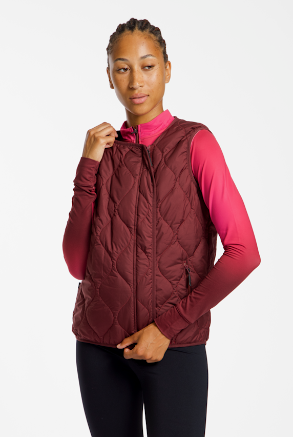 Stoke Mara Hybrid gilet femmes Bordeaux 66931 1