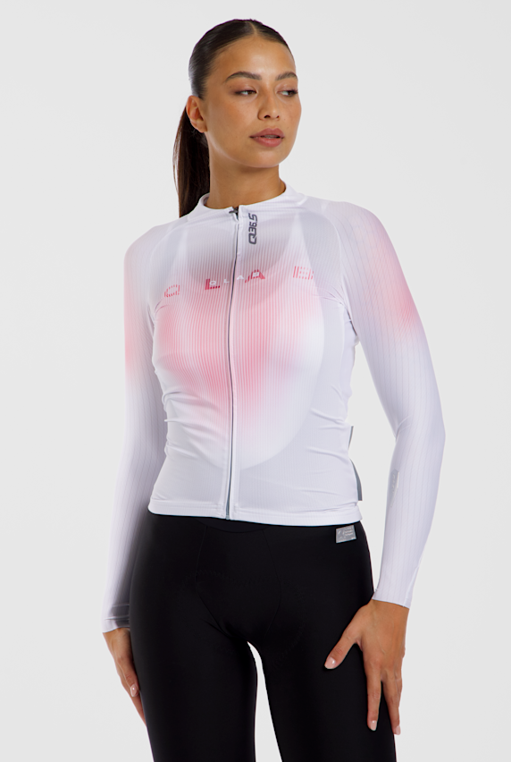 Q36.5 Gregarius Hybrid Light QLAB maglia da bike donna Rosa 66956 1