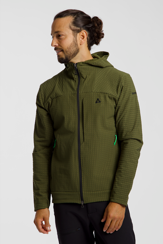Schöffel Enixa Hodded midlayer uomo Verde 66975 1