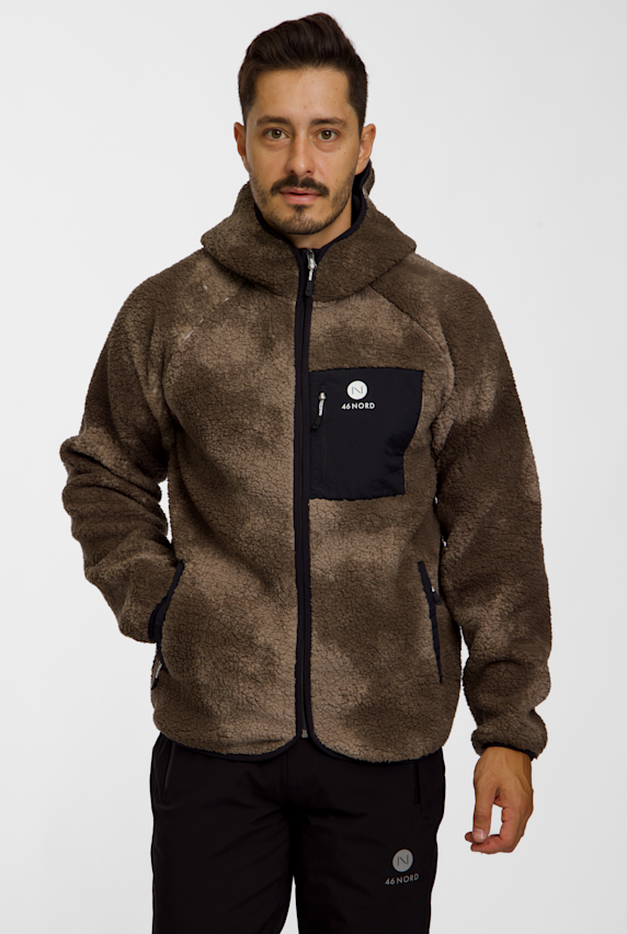 46 NORD Herren Midlayer Braun 64951 1
