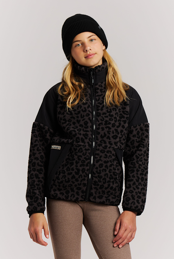 PROTEST PRTJohanna Kinder Fleecejacke Schwarz 65105 1