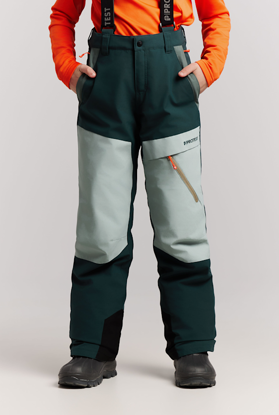 PROTEST PRTYucca pantaloni da sci/snowboard bambini Verde 65038 1