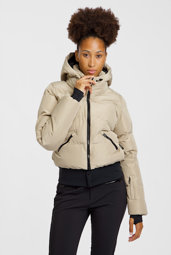 PROTEST PRTPreppy veste de ski/snowboard femmes Beige 64970 1
