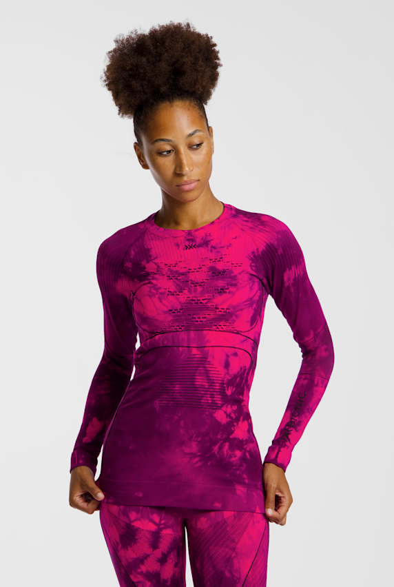 X Bionic Energy Accumulator Wild manche longue thermique femmes Pink 55208 1