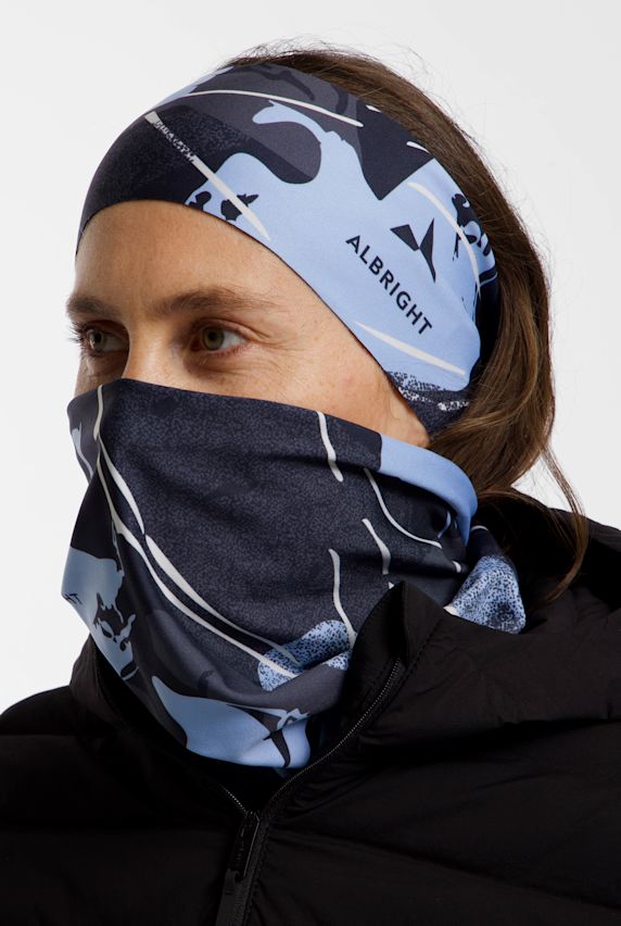 ALBRIGHT Seamless neckwarmer Blu 55562 1