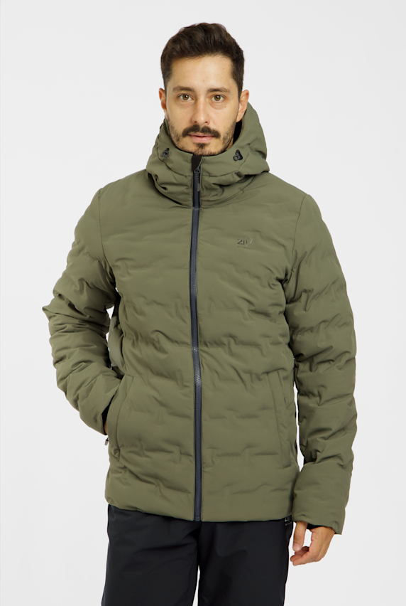 2117 OF SWEDEN Tveta Padded Herren Skijacke Grün 55049 1