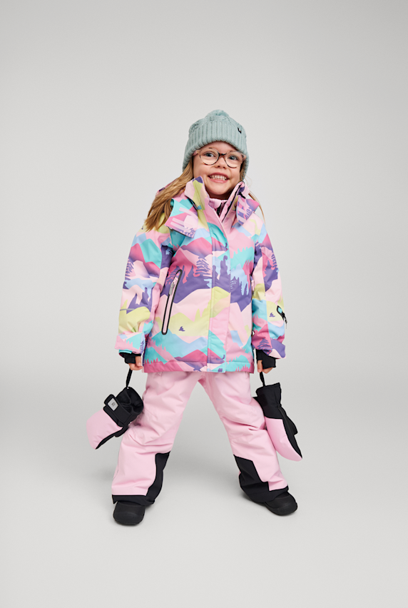 reima Kiiruna veste de ski enfants Pink 57075 1