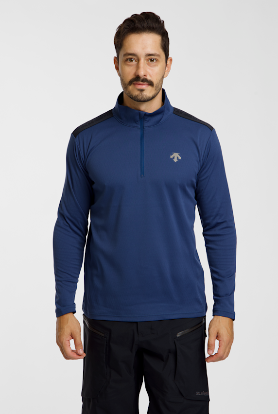 descente midlayer hommes Bleu Foncé 58218 1