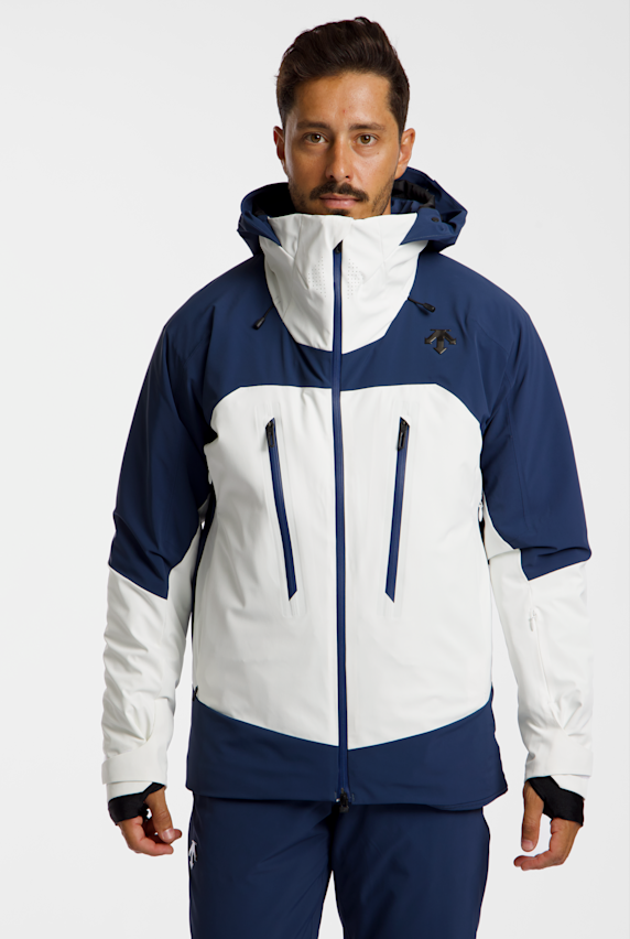 descente Herren Skijacke Weiss 58224 1