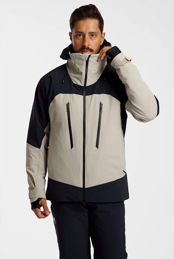 descente veste de ski hommes Beige 58227 1