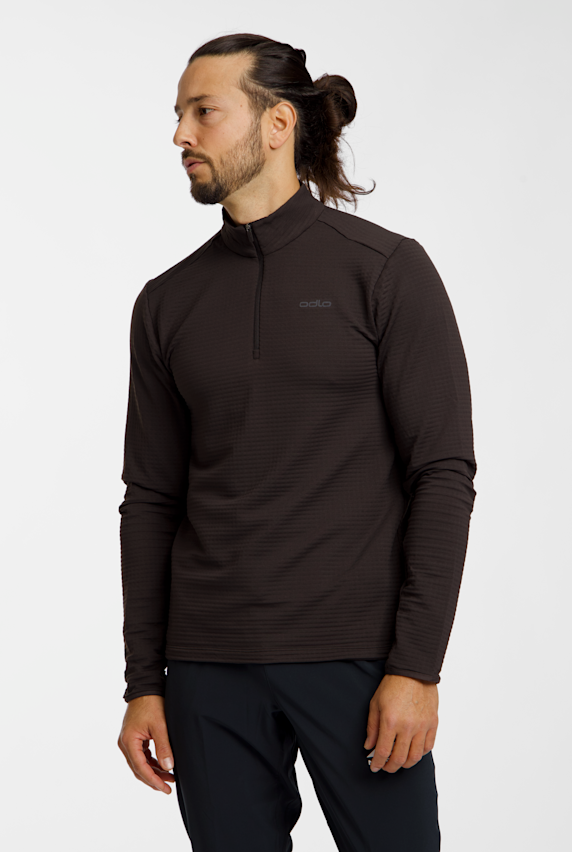 Odlo Essentials Thermal midlayer hommes Marron 58303 1