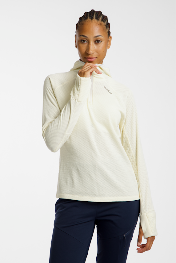 Odlo X-Alp Hooded Damen Longsleeve Beige 58392 1