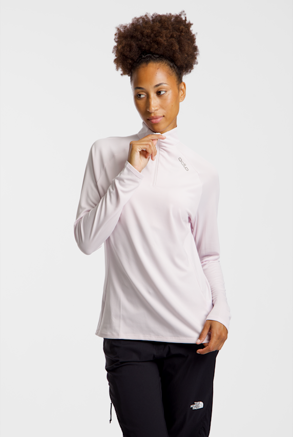 Odlo Essentials Ceramiwarm Damen Midlayer Lila 58298 1