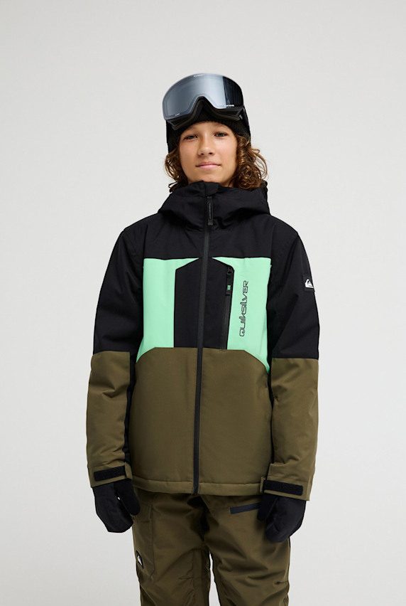 Quiksilver Dawson 10K veste de ski/snowboard enfants Kaki 59355 1
