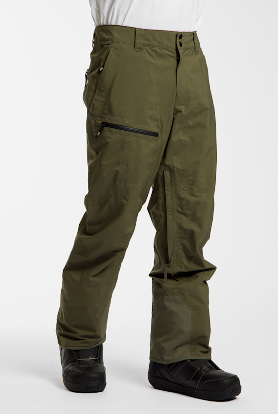 Quiksilver Forever Stretch Gore-Tex® pantalon de ski/snowboard hommes Olive 59399 1