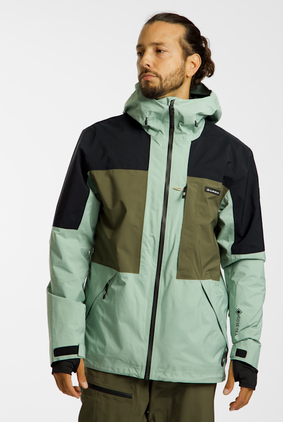 Quiksilver Forever Stretch Gore-Tex® Herren Ski-/Snowboardjacke Grün 59400 1