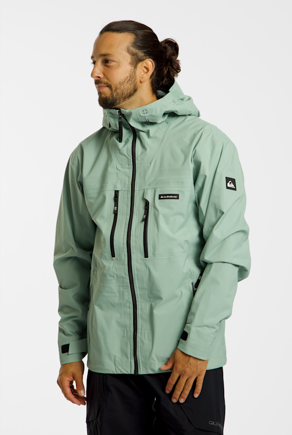 Quiksilver Highline Pro 3L Gore-Tex® veste de ski/snowboard hommes Vert 59418 1