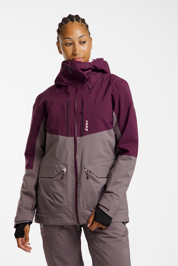 Roxy Purelines Stretch Gore-Tex® giacca da sci/snowboard donna Bordeaux 61453 1
