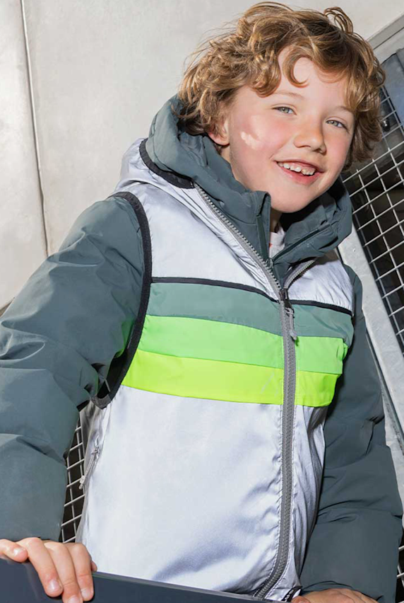GOFLUO North reflective gilet enfants Gris 69367 1