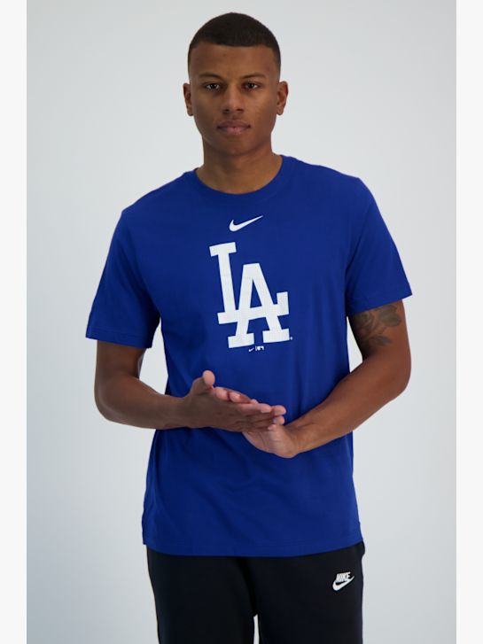 Nike os Angeles Dodgers Large Logo t-shirt hommes bleu
