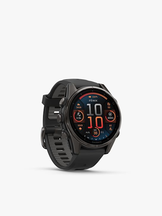 GARMIN fenix® 8 43 mm AMOLED Sapphire Sportuhr Schwarz