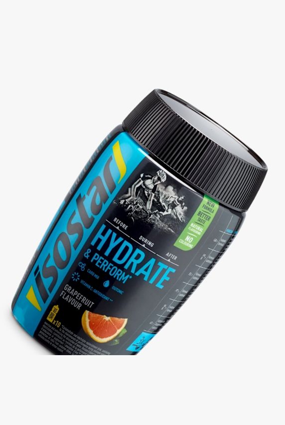 Isostar Hydrate & Perform Grapefruit 400 g Getränkepulver Blau 392 1