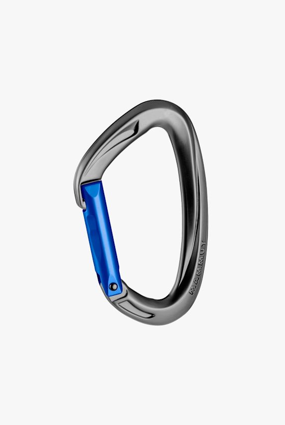 MAMMUT Crag Key Lock Straight Gate moschettone Argento 580 1