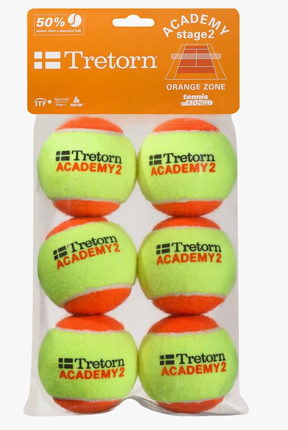 Tretorn Stage 2 Academy Tennisball Gelb 579 1