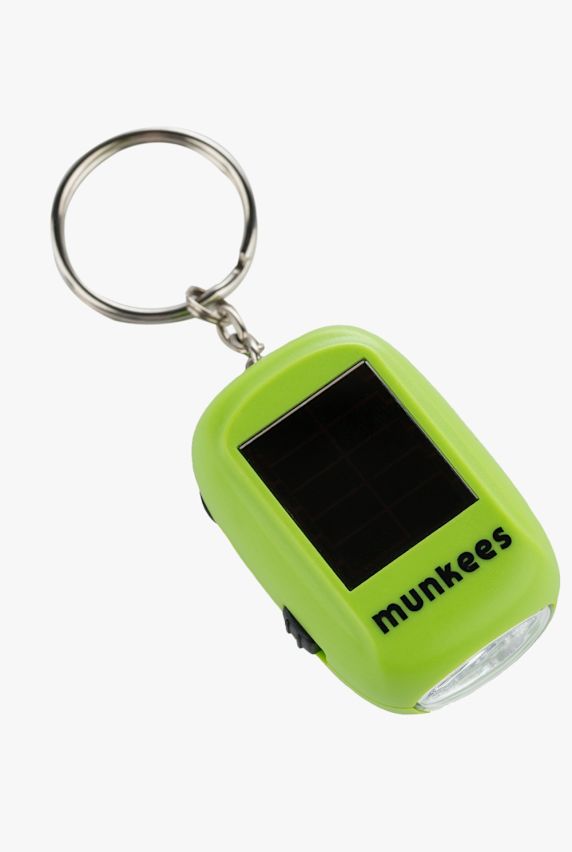 Munkees Mini Solar Dynamo torcia Verde 638 1