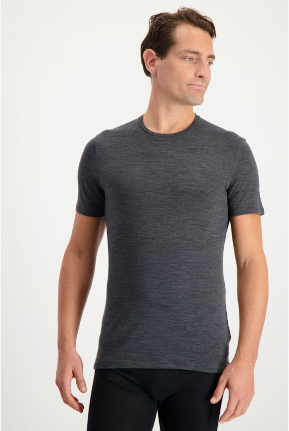 icebreaker Merino 150 Anatomica Herren Thermoshirt Grau 923 1