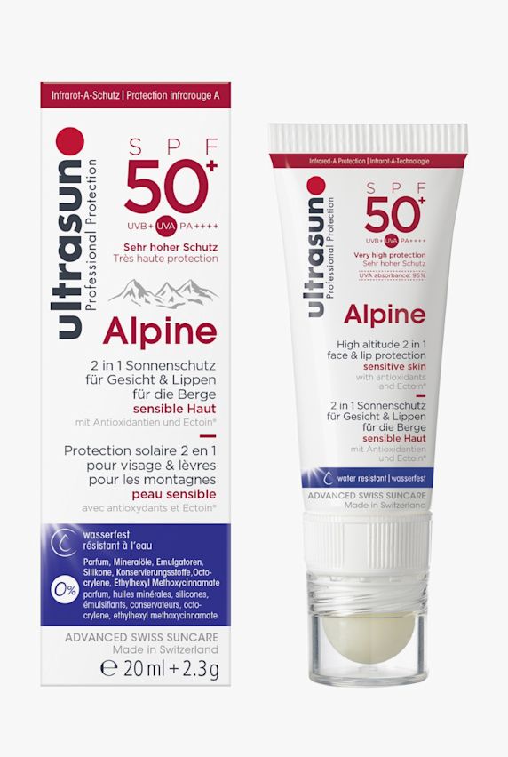Ultrasun Ultrasun Alpine SPF50+ 20ml + 2.3ml Blanc 982 1
