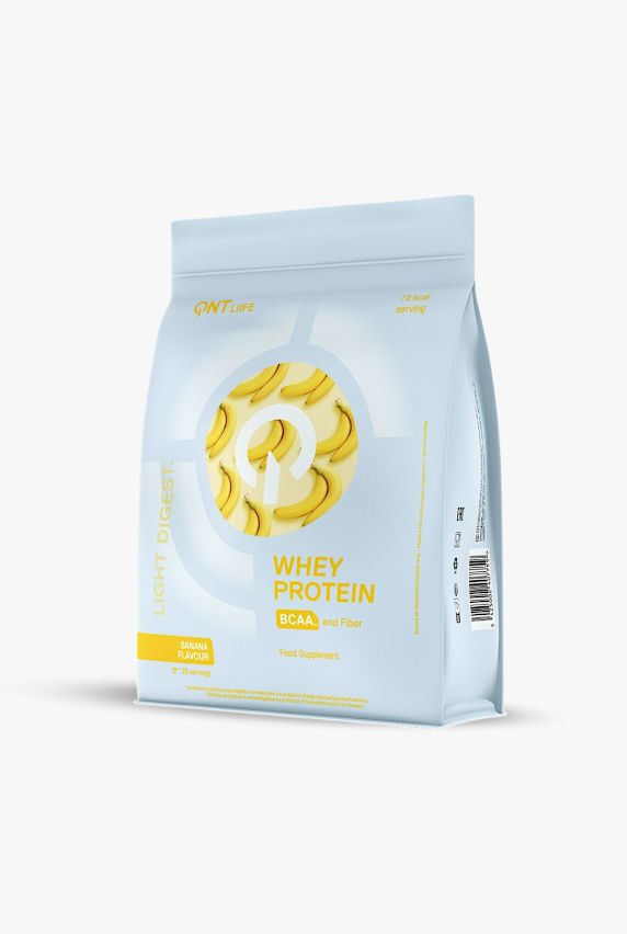 QNT Light Digest Whey Banana 500 g poudre de protéines Jaune 1090 1