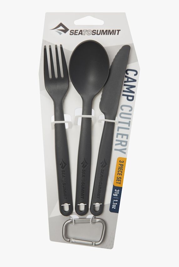 Sea to Summit Camp Cutlery 3 Tlg Campingbesteck Grau 1282 1
