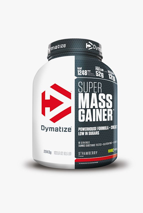 Dymatize Super Mass Gainer Strawberry 2943 g Proteinpulver Weiss 1372 1