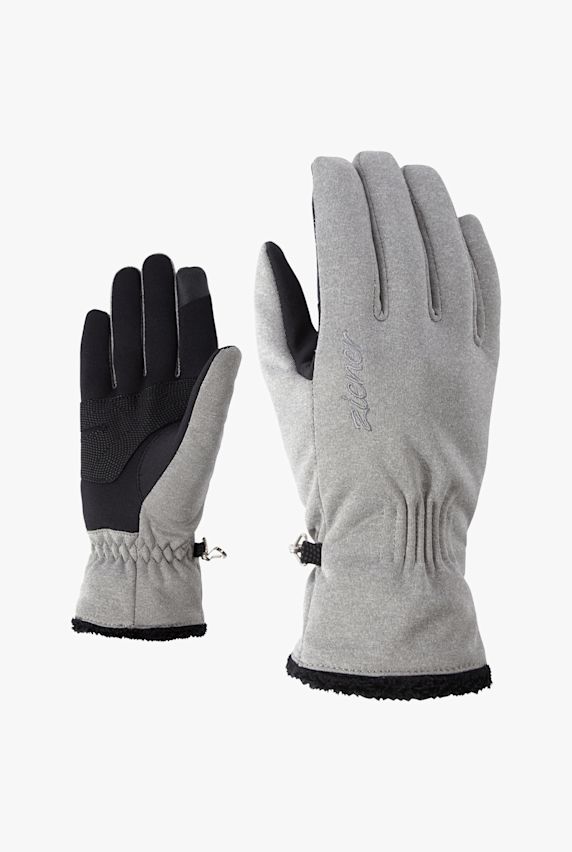 ziener Ibrana Touch Damen Handschuh Grau 1428 1
