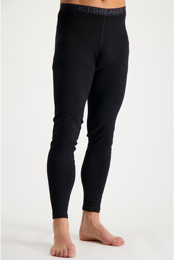 icebreaker Merino 260 Tech Herren Thermohose Schwarz 1482 1