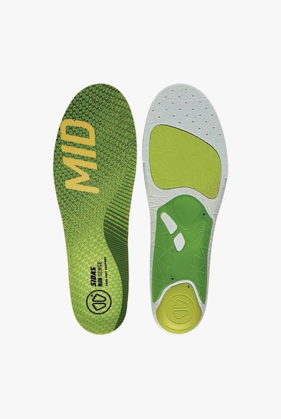 Sidas Run 3 Feet Sense Mid 35-36 soletta Verde 2004 1