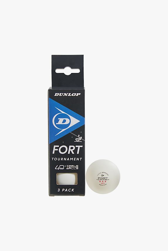 Dunlop Fort Tournament balle de tennis de table Blanc 2538 1