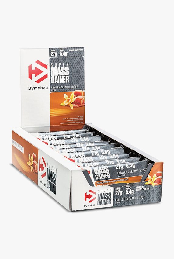 Dymatize Super Mass Gainer 10 x 90 g Sportriegel Silber 2823 1