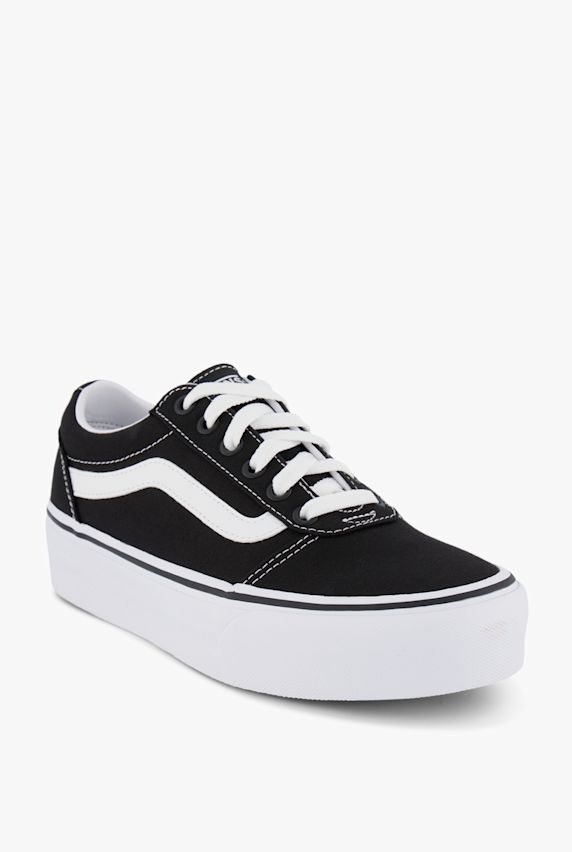 Vans Ward Plattform Old Skool sneaker donna Nero 3118 1