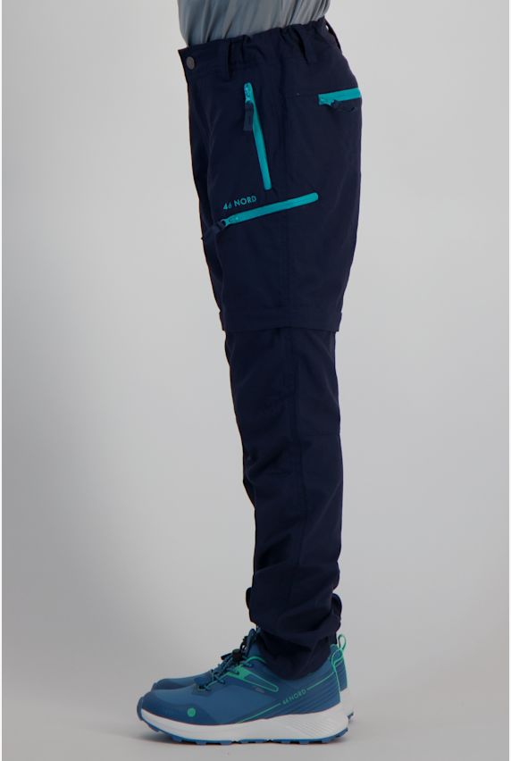 46 NORD Zip-Off Mädchen Wanderhose Blau 3174 1