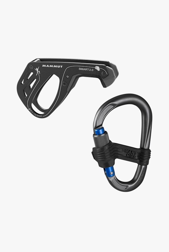 MAMMUT Smart 2.0 Belay Package sicura + moschettone Grigio 3404 1