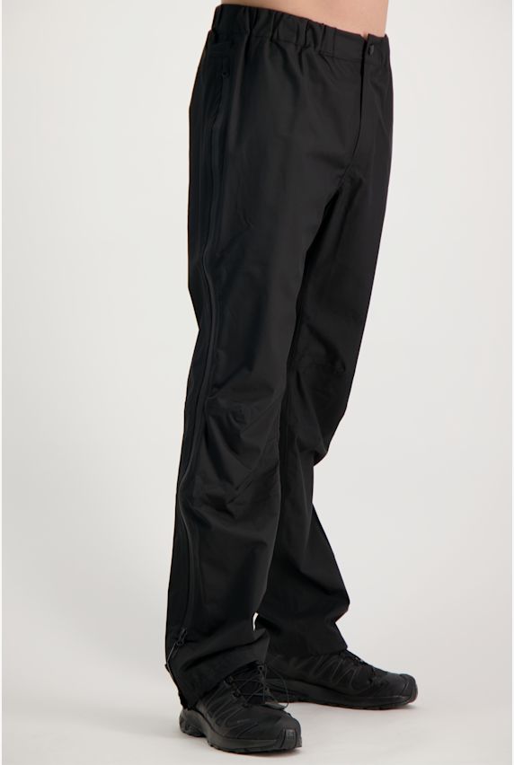 RUKKA seitlich durchgehender ReissverschlussLothar pantaloni antipioggia uomo Nero 3634 1