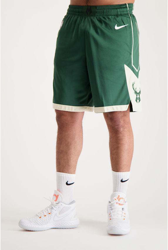 Nike Milwaukee Bucks short de basket hommes Vert 59490 1
