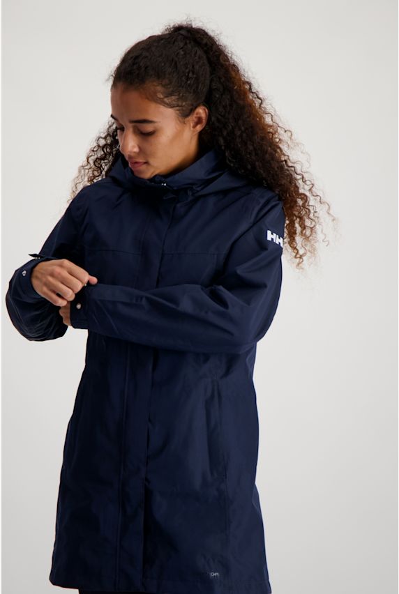 Helly Hansen Aden Long Damen Regenmantel Blau 4006 1
