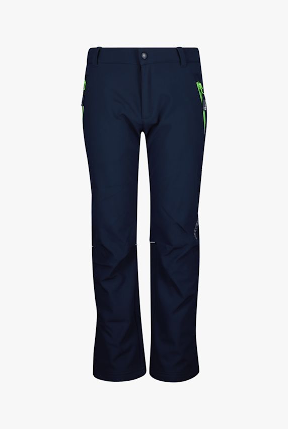 Trollkids Fjell Kinder Softshellhose Blau 4084 1