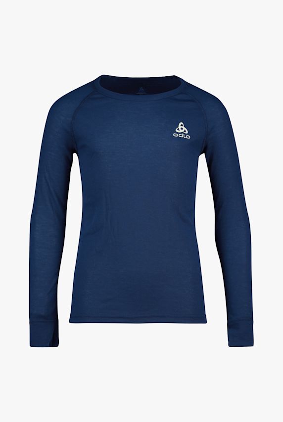Odlo Active Warm Kinder Thermo Longsleeve Blau 4114 1