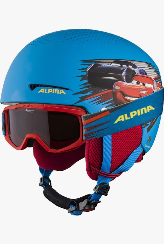 ALPINA Zupo Disney casque de ski + masque enfants Bleu 4192 1